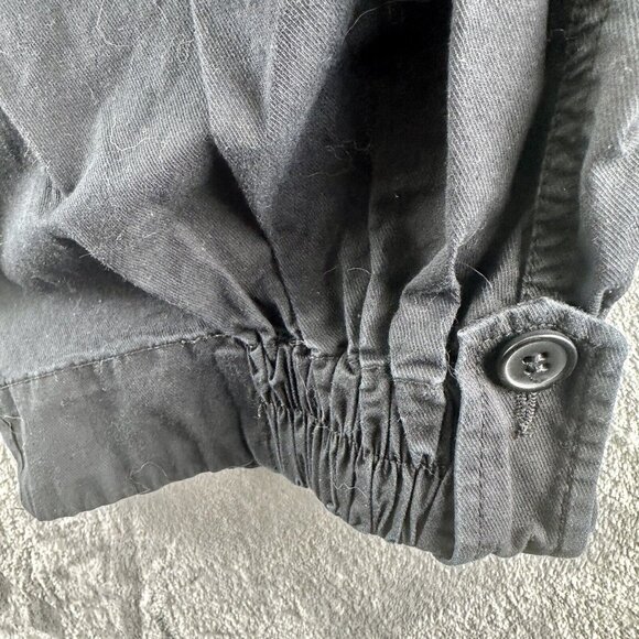 Torrid Crop Pants Size 22 Womens Plus Black Straight Elastic Cuff Ankle Pockets - Picture 3 of 10